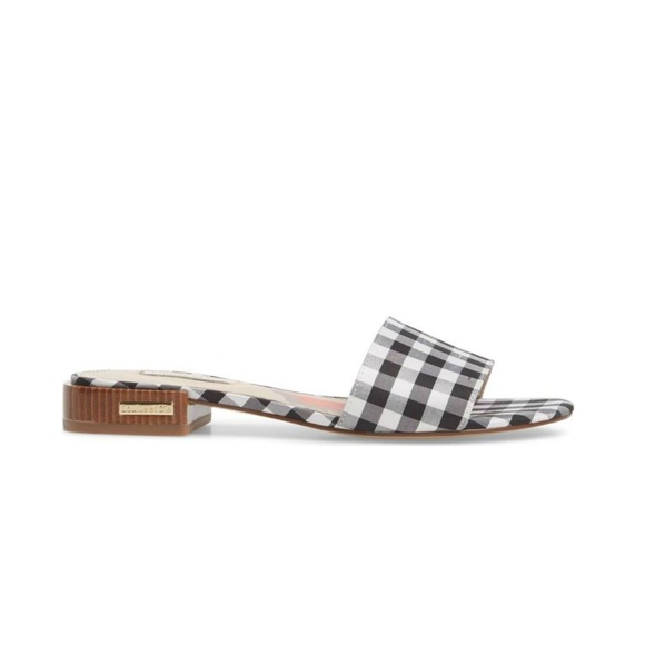 Louise et Cie Shoes - LOUISE ET CIE AYDIA SLIDE SANDAL IN GINGHAM